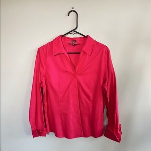 jones new york pink top